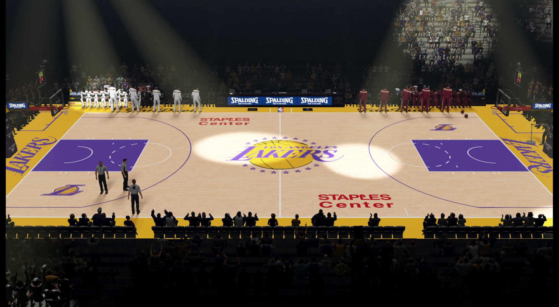 NLSC Forum • Downloads Los Angeles Lakers Staples Center HD Court V2